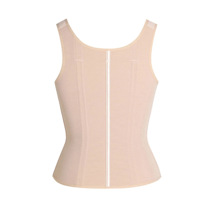 Corset en latex avec fermeture éclair