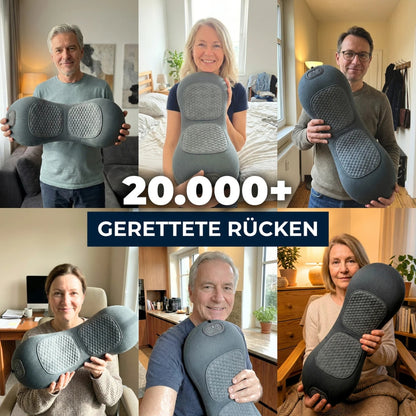 Beheizbares Massagegerät für eine tiefgehende Entspannung des Rückens