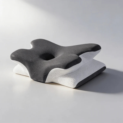 Oreiller cervical ajustable pour soulagement de la douleur