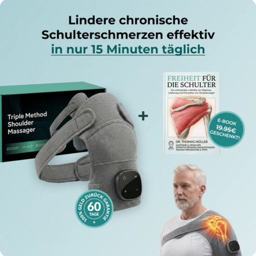 3-in-1-Massagegerät zur Linderung von Schulterschmerzen