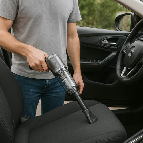 Aspirateur sans fil voiture compact et rechargeable