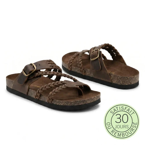 Sandales orthopédiques femme en cuir