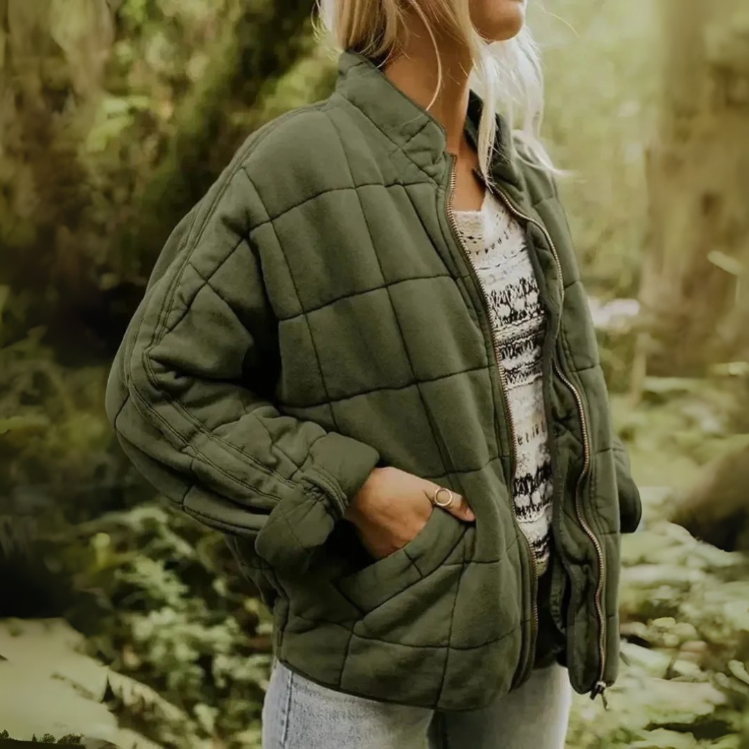 Gestepptes Oversize-Jacke