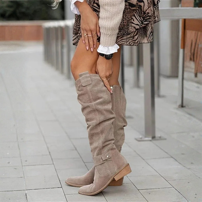 Bottes élégantes hauteur genou
