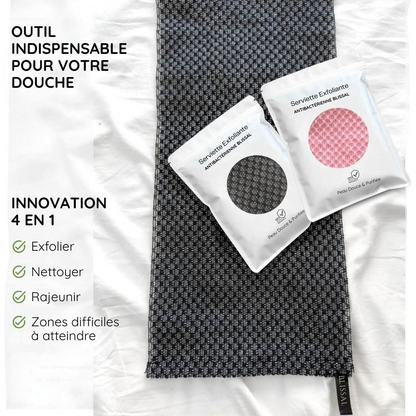 Serviette Exfoliante pour Douche