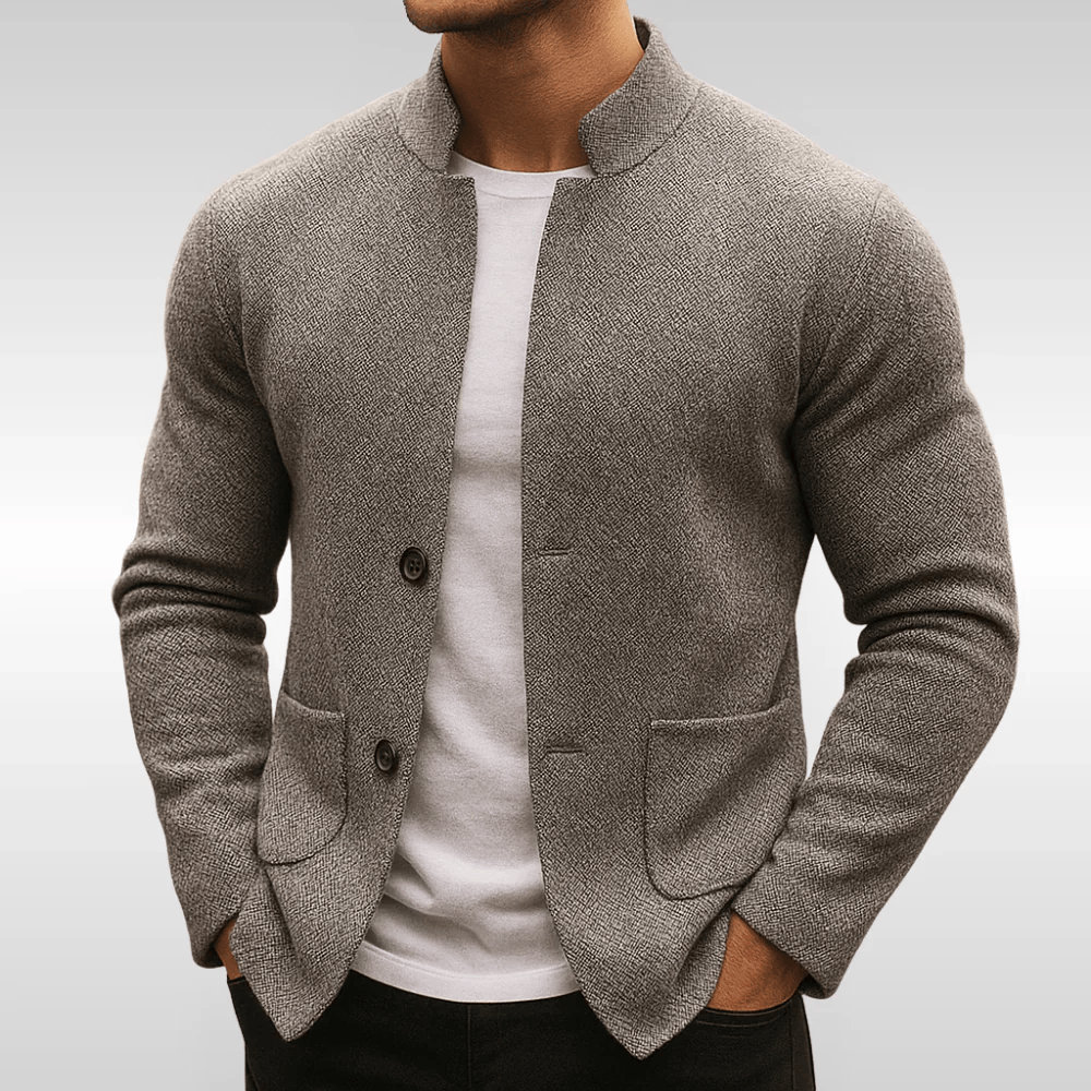 Gilet en Maille Texturée Élégant pour Homme
