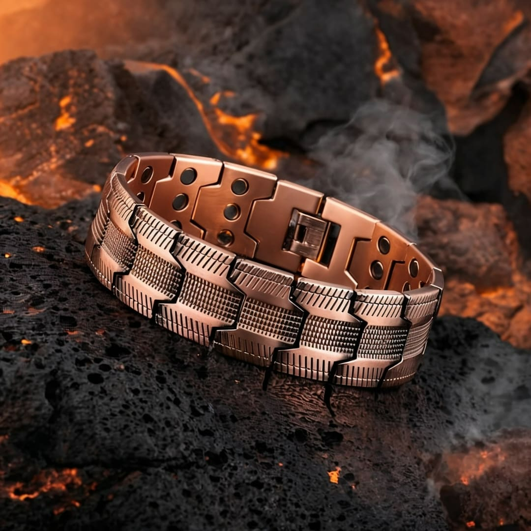 Magnetisches Armband aus Kupfer für Herren