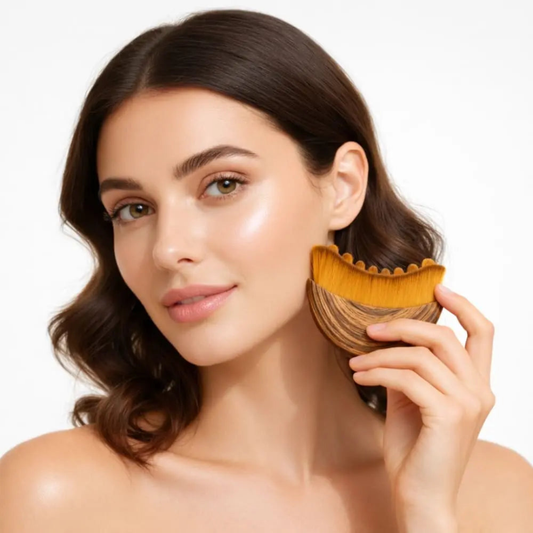 Outil de massage facial drainant