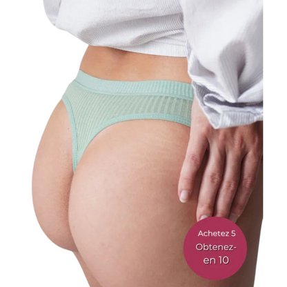 Lot de strings confortables en coton