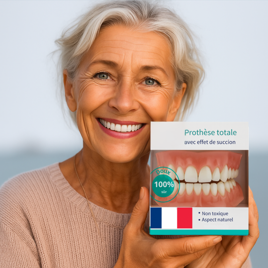 Prothèse dentaire amovible effet naturel