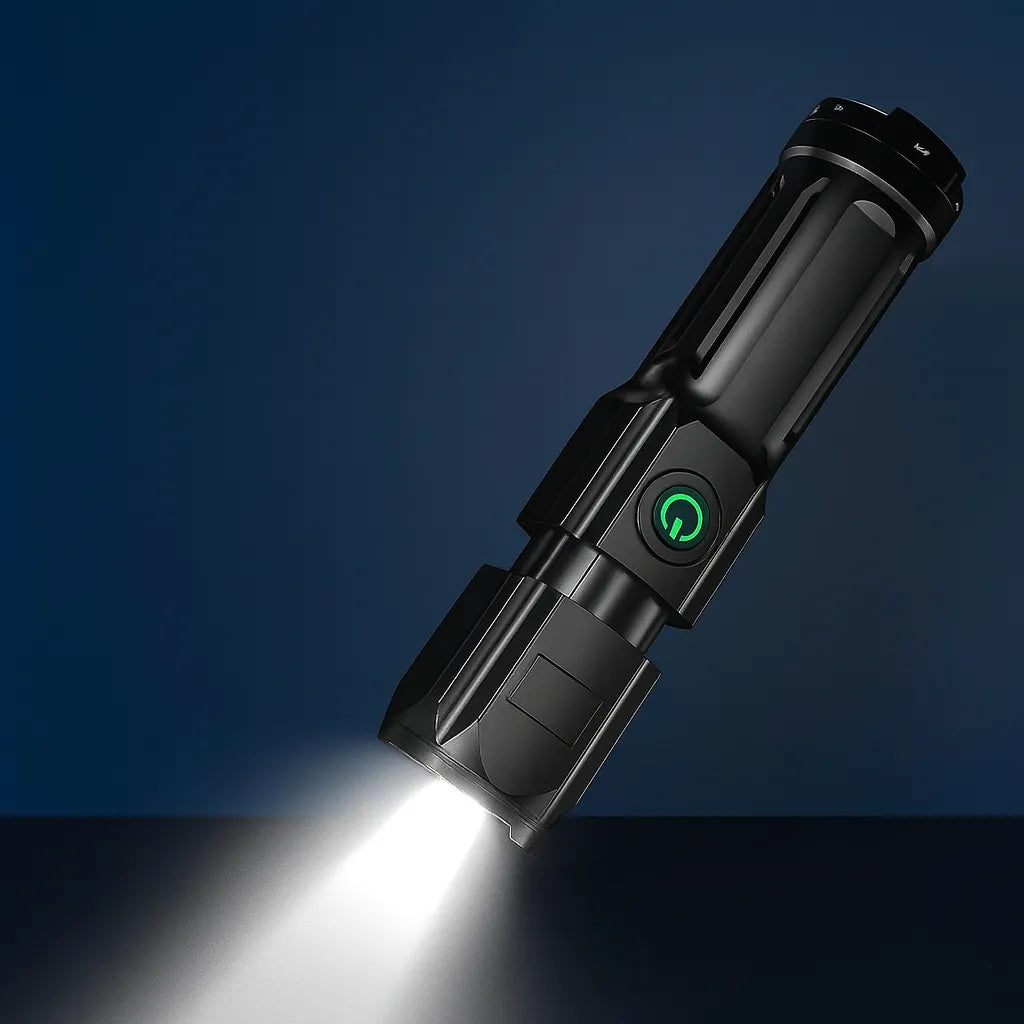 Lampe torche LED zoom réglable