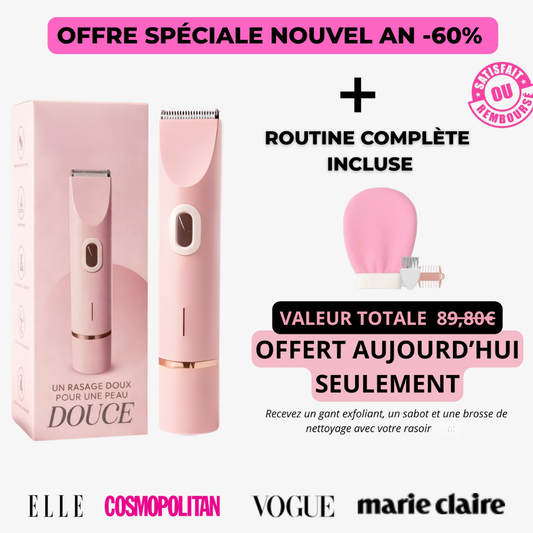 Épilateur électrique doux