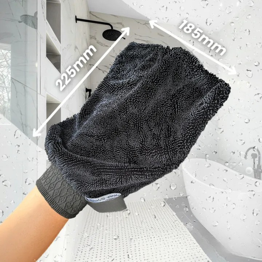 Handschuh für streifenfreie Reinigung