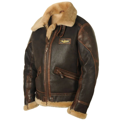 Blouson en cuir pour homme