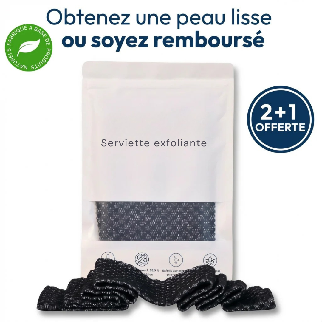 Serviette exfoliante douce