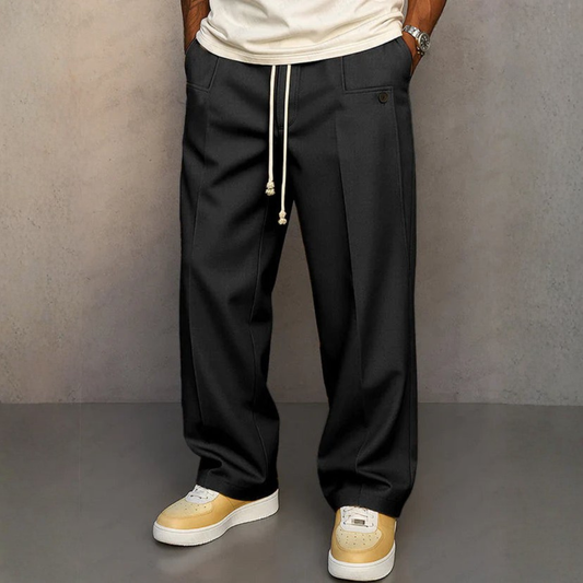 Pantalon élégant à cordon ajustable