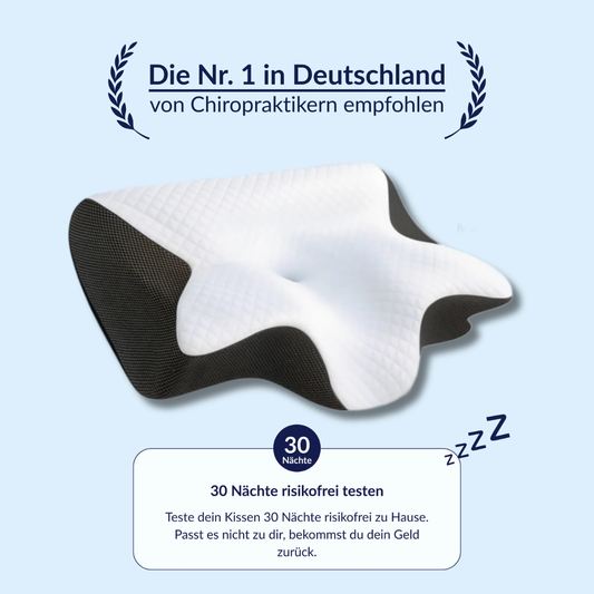Oreiller cervical ergonomique mémoire de forme