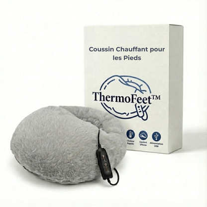 Coussin chauffant pour les pieds