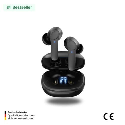 Kabellose Kopfhörer mit Geräuschunterdrückung und Ladecase