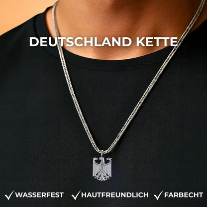 Edelstahlkette mit Adleranhänger