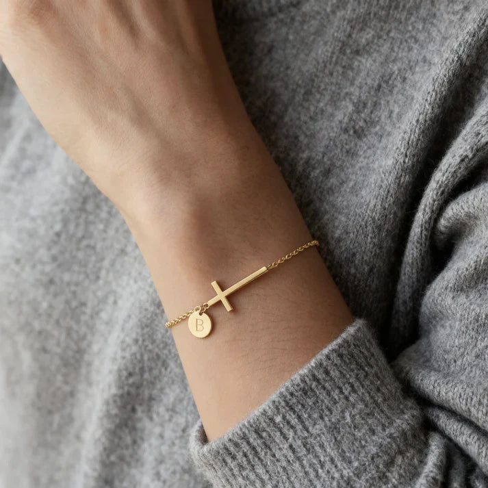Bracelet Personnalisé Croix
