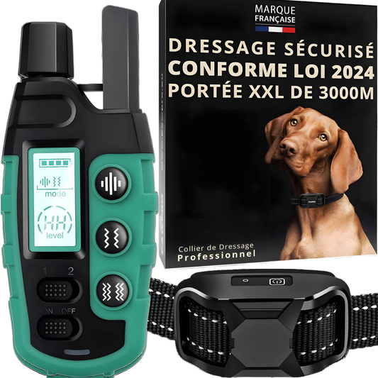 Collier de dressage longue portée pour chien