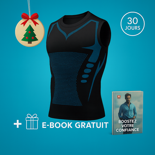 T-shirt de compression pour une posture améliorée et ventre plat