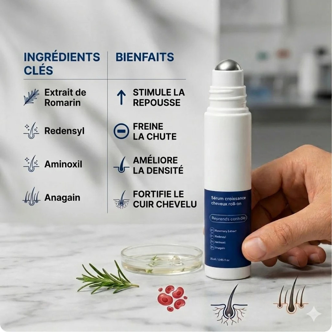 Sérum repousse cheveux