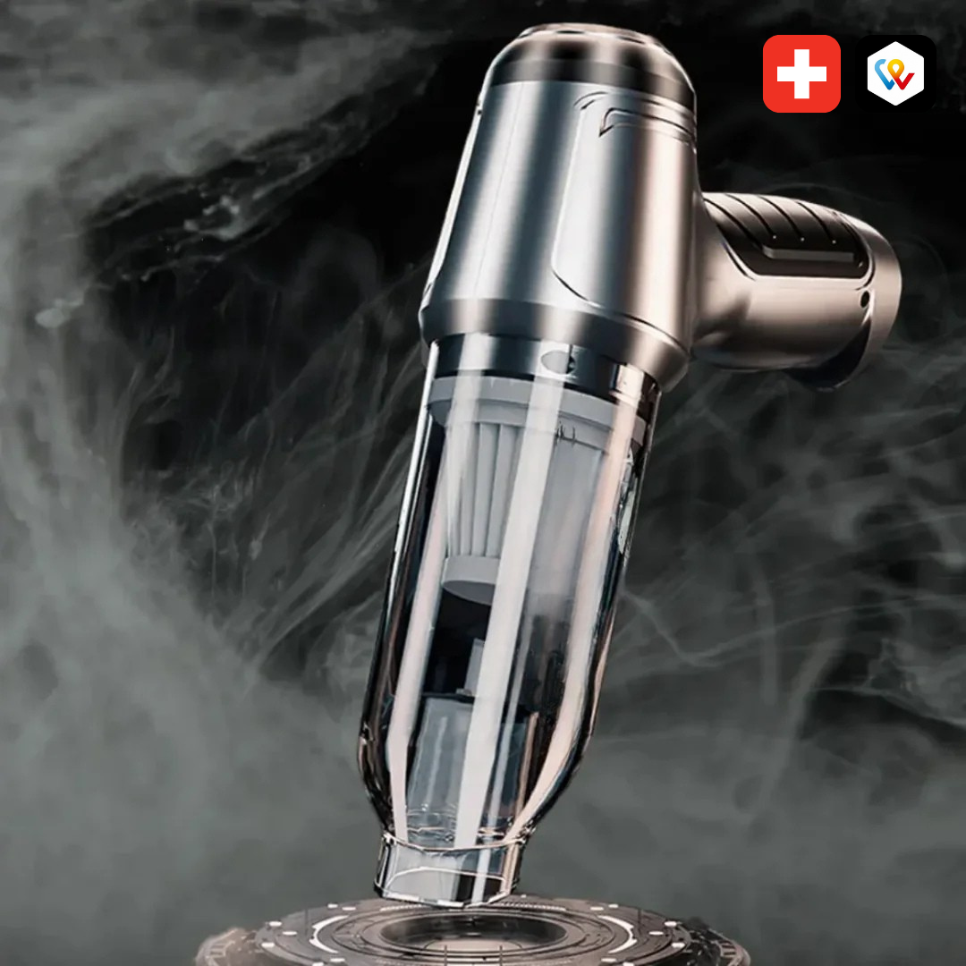 Kompakter Akkusauger für Auto & Haushalt