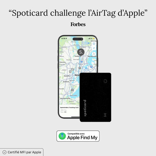 Carte de Suivi Ultra-Fine avec Apple Find My