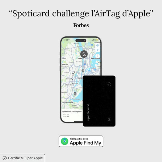 Carte de Suivi Ultra-Fine avec Apple Find My