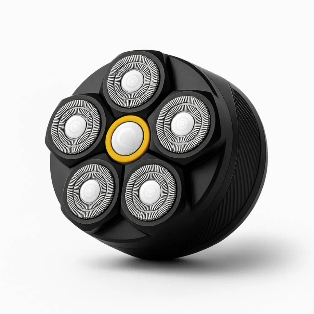 Rasoir ergonomique à 6 têtes
