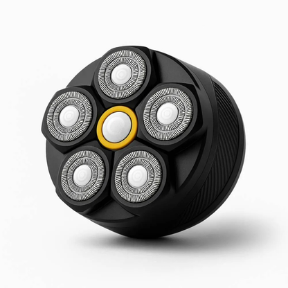 Rasoir ergonomique à 6 têtes