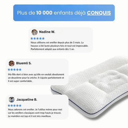 Oreiller ergonomique pour enfant