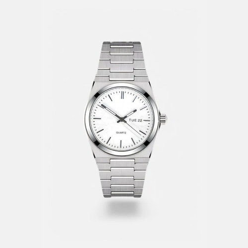 Elegante Herrenuhr aus Edelstahl