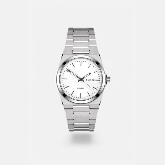 Elegante Herrenuhr aus Edelstahl