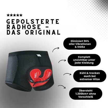 Gepolsterte Radhose Herren