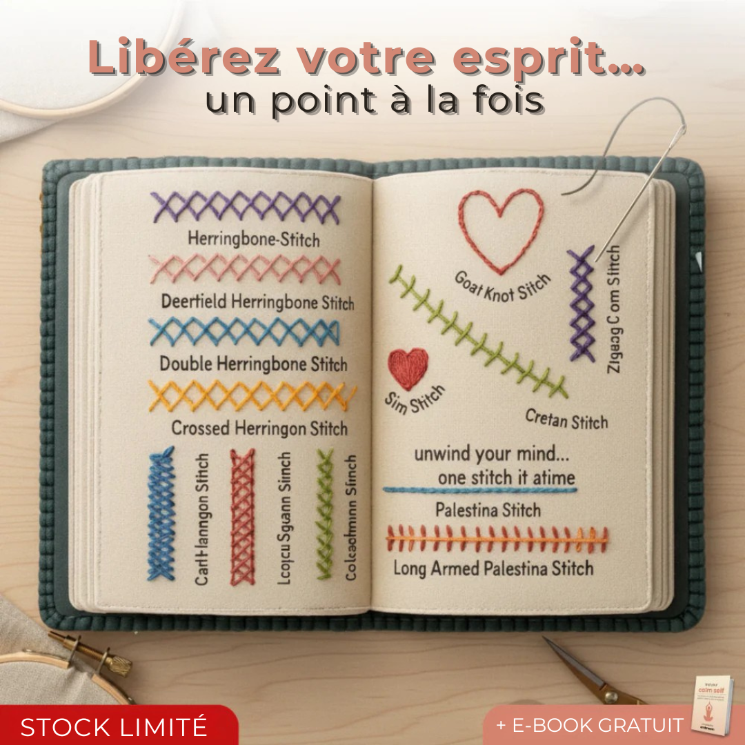 Livre de points de broderie
