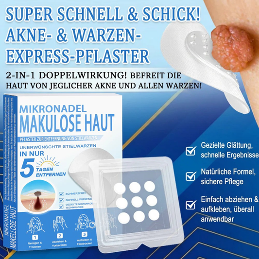 Patchs micro-aiguilles anti-boutons et imperfections visage