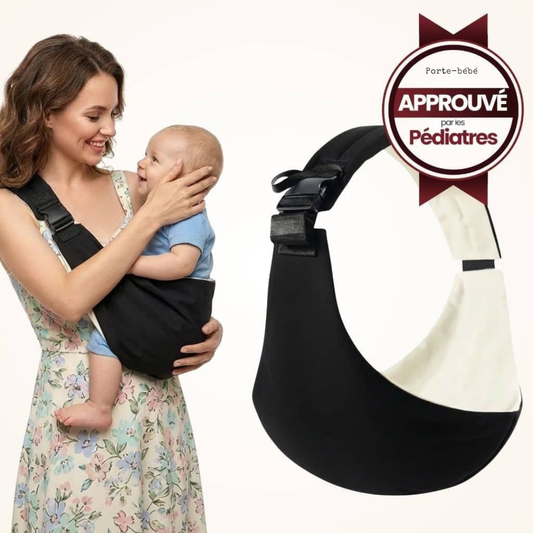 Porte-bébé bandoulière ergonomique léger et confortable