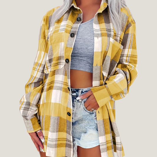 Chemise à Carreaux Femme Légère
