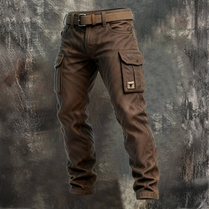 Gefütterte Cargo-Hose für Herren