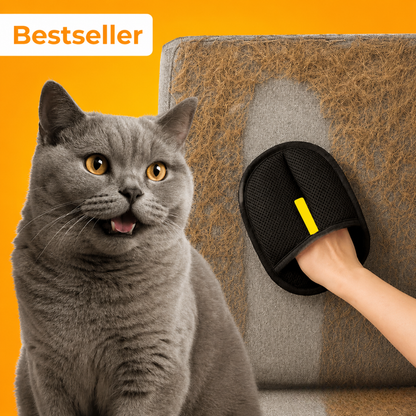 Brosse magnétique anti-poils pour animaux