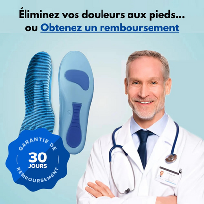 Semelles orthopédiques anti-douleur pour pieds sensibles
