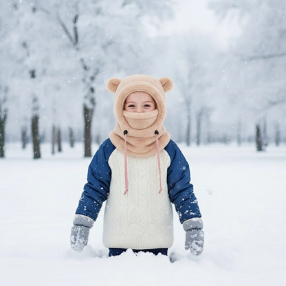 Gefütterte Winter-Kinder-Sturmhaube