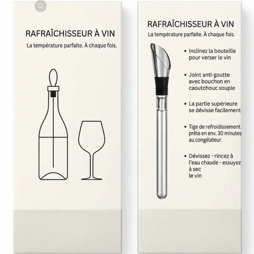 Schnellkühlgerät für Wein