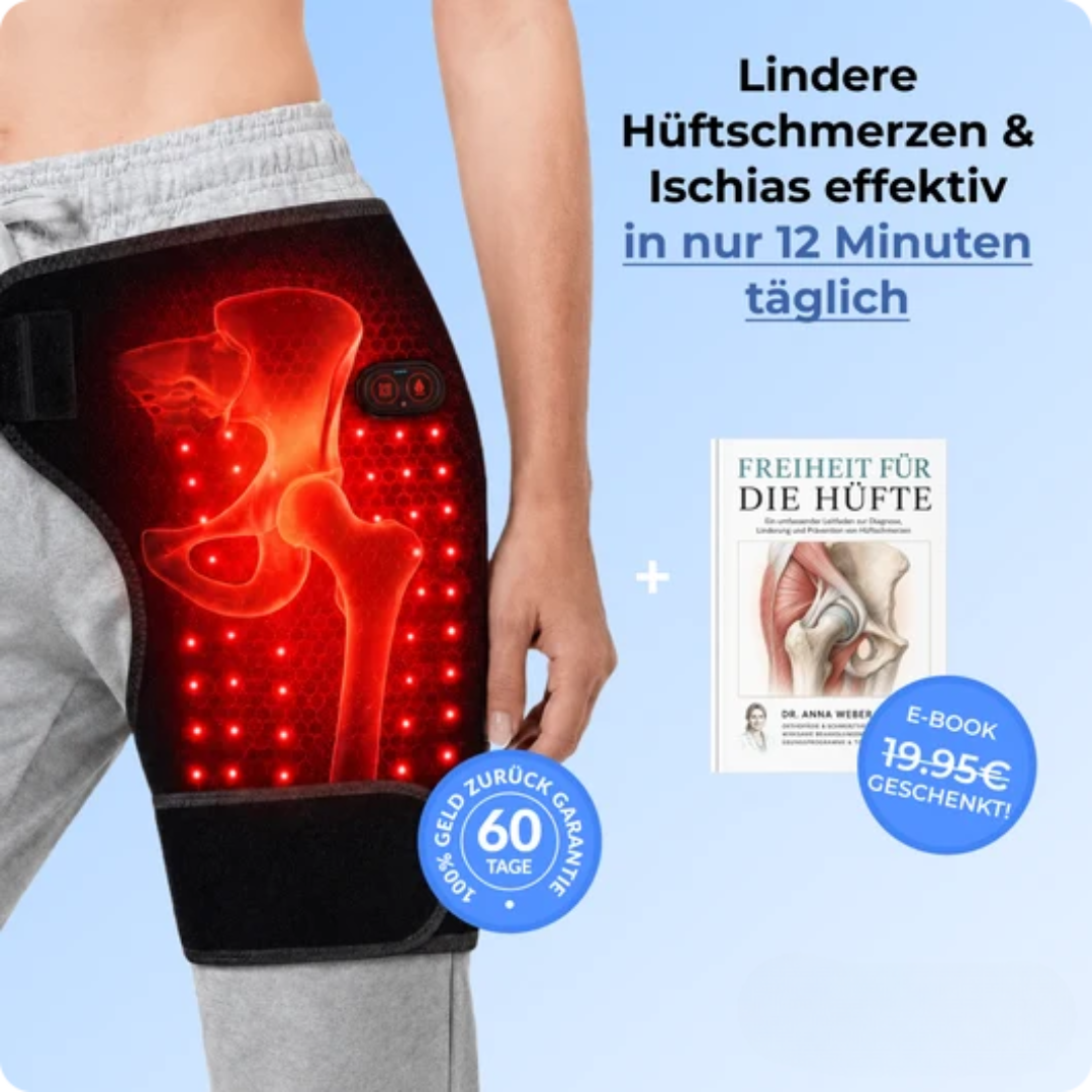 4-in-1-Heiz- und Massagegürtel für die Hüften