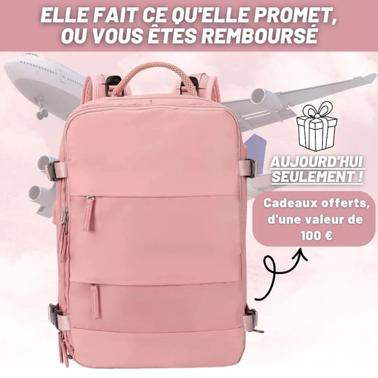 Sac à dos de voyage extensible pour femmes actives