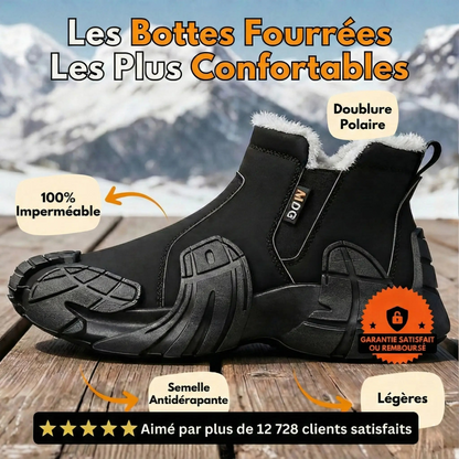 Bottes fourrées imperméables hiver