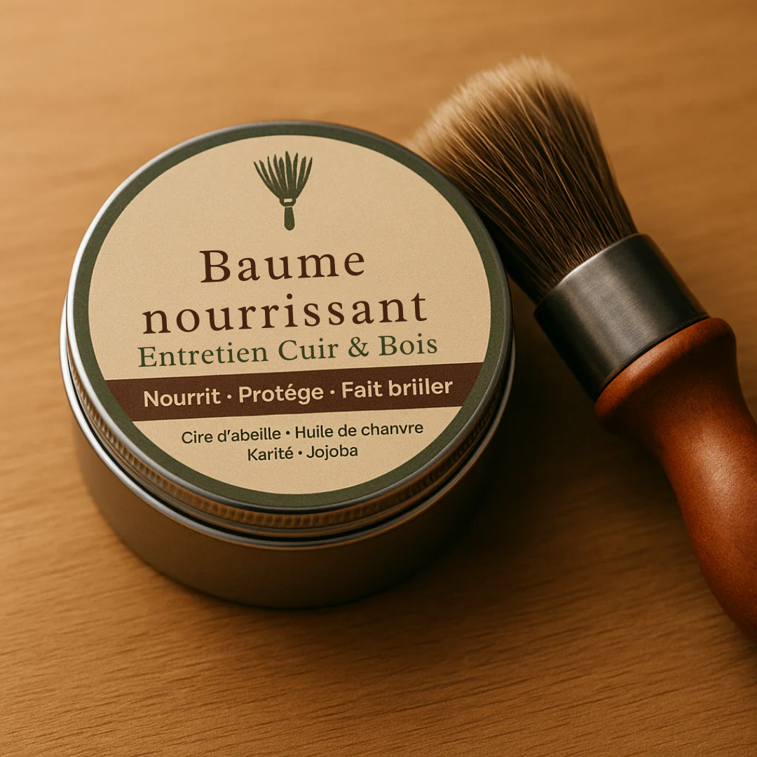 Baume nourrissant pour cuir